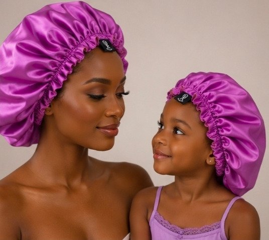 Lavender Dream Mummy & Me Bonnet Set