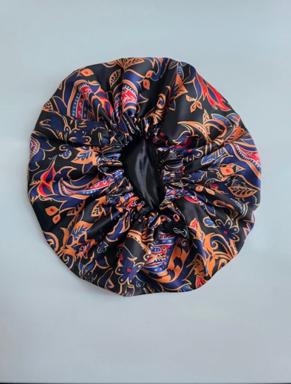 Midnight Majesty Satin Bonnet