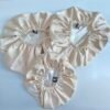 Champagne Cream Mummy & Me Satin Bonnet Set