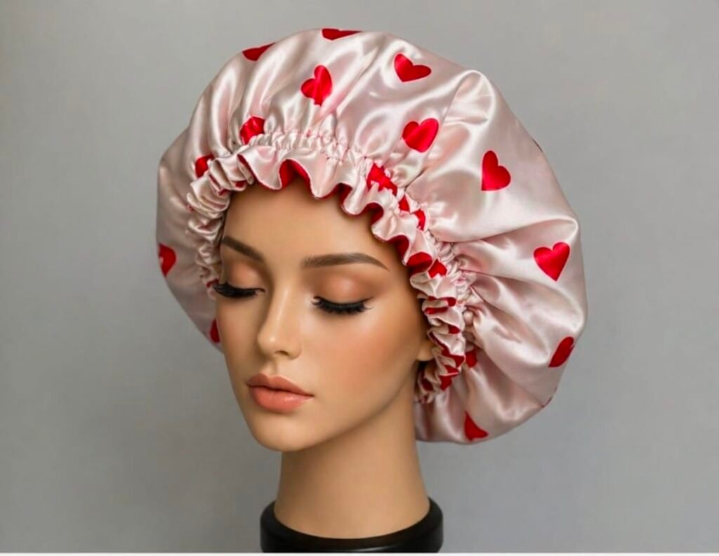Red Heart Satin Bonnet