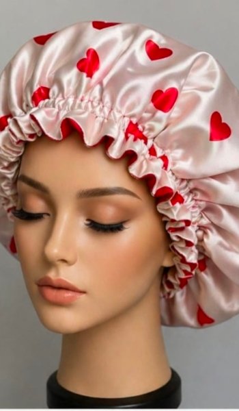 Red Heart Satin Bonnet