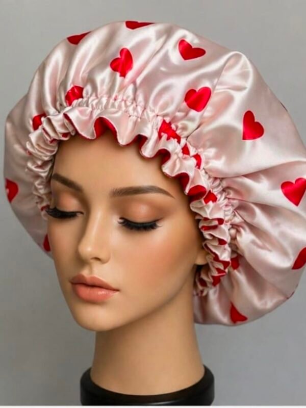 Red Heart Satin Bonnet