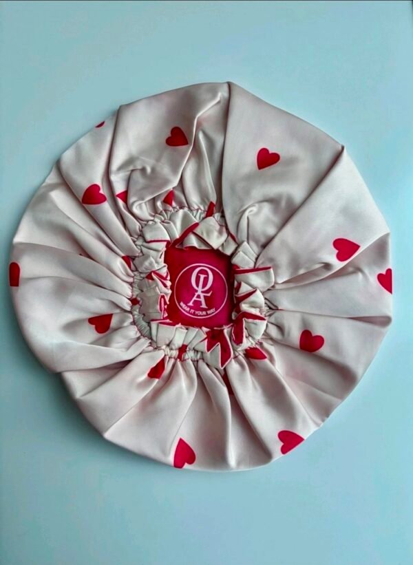 Red Heart Satin Bonnet