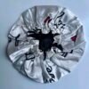 Love Print Satin Bonnet