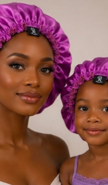 Lavender Dream Mummy & Me Bonnet Set
